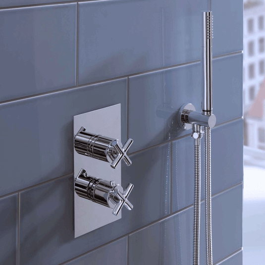 JTP Solex Thermostatic Concealed 3 Outlets Shower Valve - Chrome - Envy Bathrooms Ltd