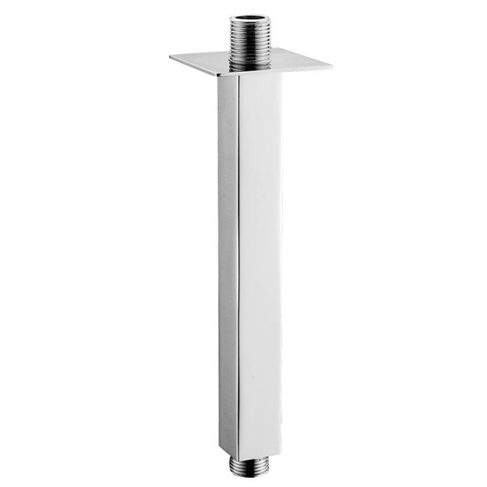 JTP Square Ceiling Mounted Shower Arm 200mm - Chrome