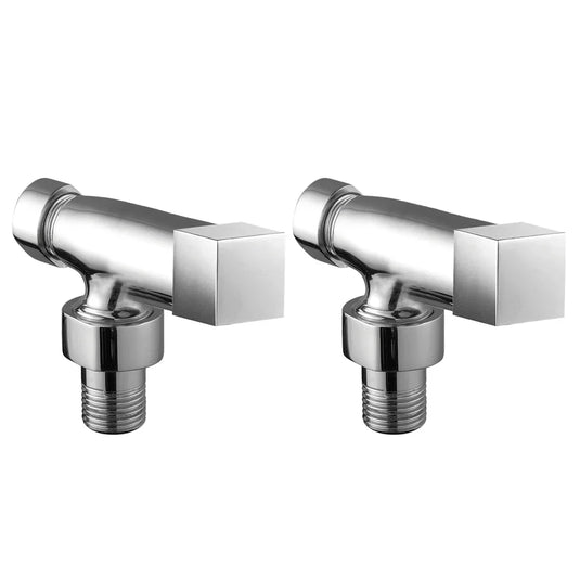 JTP Square Manual Straight Radiator Valve - Chrome - Envy Bathrooms Ltd