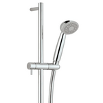 JTP Techno Slider Rail with Single Function Shower Head | Chrome | Techno 4S - Envy Bathrooms Ltd