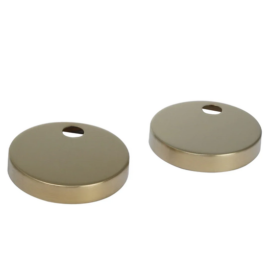 JTP Toilet Seat Fixing Covers - Brushed Brass - TSFCBBR - Envy Bathrooms Ltd