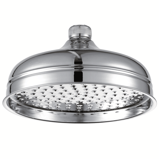 JTP Victorian Fixed Shower Head 125mm Diameter - Chrome - Envy Bathrooms Ltd