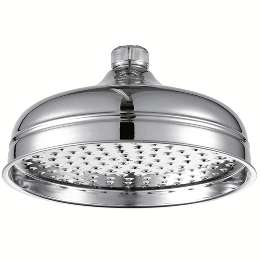 JTP Victorian Fixed Shower Head 150mm Diameter - Chrome - Envy Bathrooms Ltd