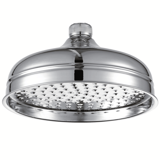 JTP Victorian Fixed Shower Head 200mm Diameter - Chrome - Envy Bathrooms Ltd