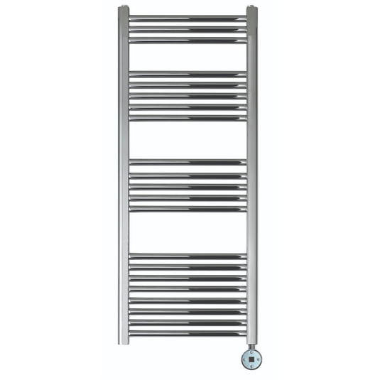 JTP Vos 1200 x 500mm Electric Towel Radiator - Chrome - VOSELT12C - Envy Bathrooms Ltd