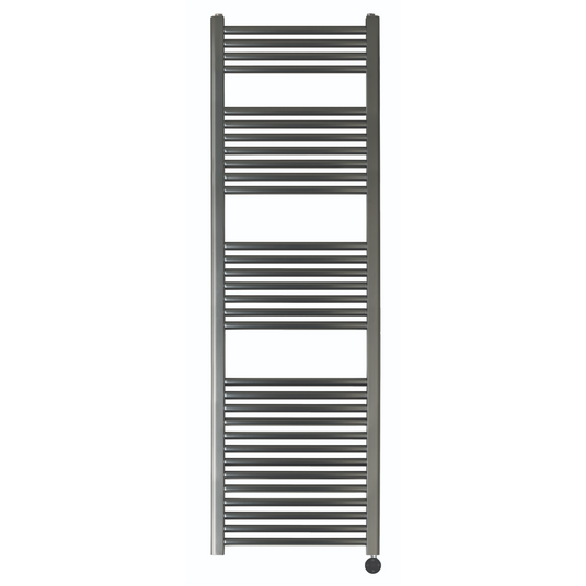 JTP Vos 1600 x 500mm Electric Towel Radiator - Brushed Black - VOSELT16BBL - Envy Bathrooms Ltd