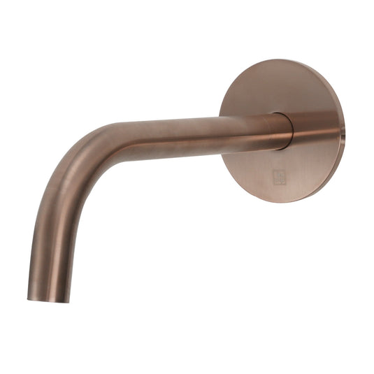 JTP Vos 200mm VOS Slim Bath / Basin Spout - Brushed Bronze - 2120200BRZ - Envy Bathrooms Ltd