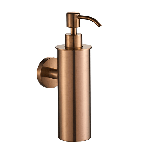 JTP Vos 250ml Wall Mounted Soap Dispenser - Brushed Bronze - 21267BRZ - Envy Bathrooms Ltd