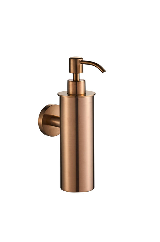 JTP Vos 250ml Wall Mounted Soap Dispenser - Brushed Bronze - 21267BRZ - Envy Bathrooms Ltd