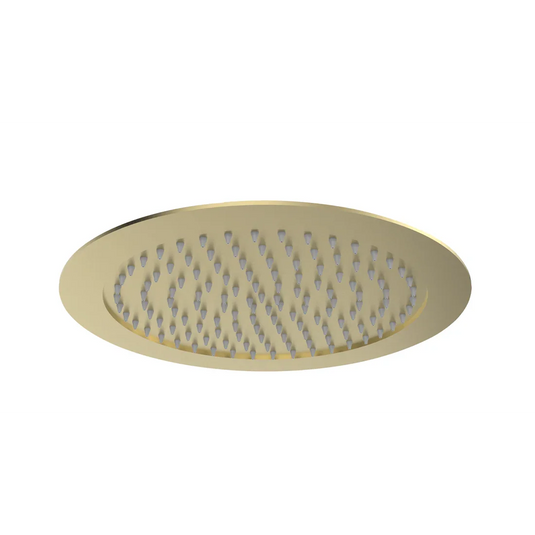JTP Vos 300mm Ceiling Mounted Overhead Shower Head - Brushed Brass - 23CM300BBR - Envy Bathrooms Ltd