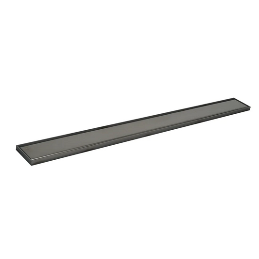 JTP Vos 800mm Elite Wetroom Linear Drain - Brushed Black - LD800BBL - Envy Bathrooms Ltd