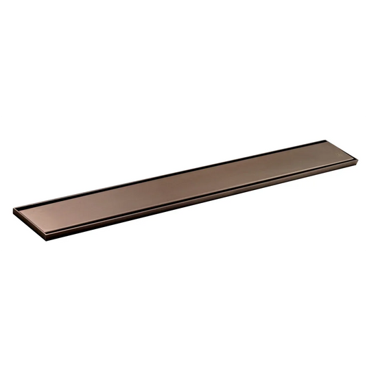 JTP Vos 600mm Elite Wetroom Linear Drain - Brushed Bronze - LD600BRZ - Envy Bathrooms Ltd