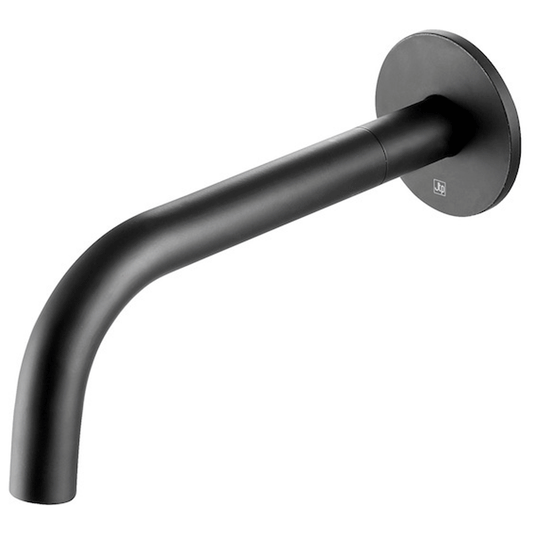 JTP Vos Bath and Basin Spout 200mm Long - Matt Black - Envy Bathrooms Ltd