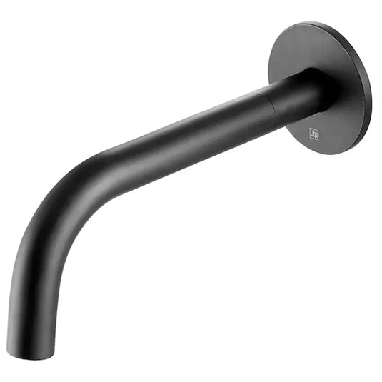 JTP Vos Bath and Basin Spout 200mm Long - Matt Black - Envy Bathrooms Ltd