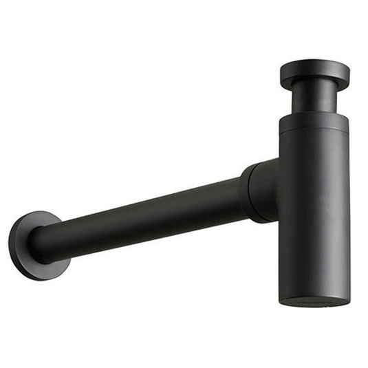 JTP Vos Bottle Trap 345mm Extension Pipe - Matt Black - Envy Bathrooms Ltd