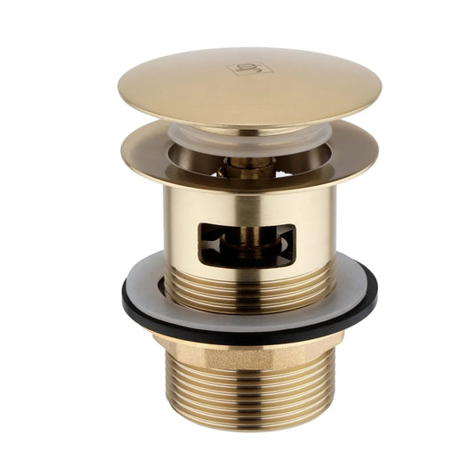 JTP Vos Click Clack Bath Waste - Brushed Brass - 23909BBR - Envy Bathrooms Ltd