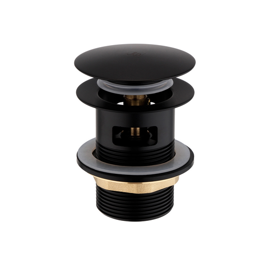 JTP Vos Click Clack Bath Waste - Matt Black - 28909MB - Envy Bathrooms Ltd