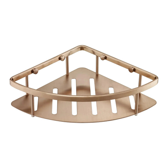 JTP Vos Corner Basket - Brushed Bronze - 212012BRZ - Envy Bathrooms Ltd