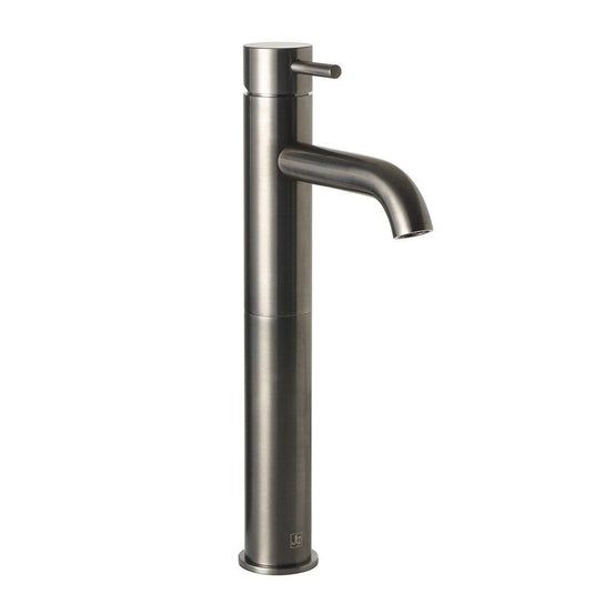 JTP Vos Deck Mounted Single Lever Tall Basin Mixer Tap - Brushed Black - Envy Bathrooms Ltd