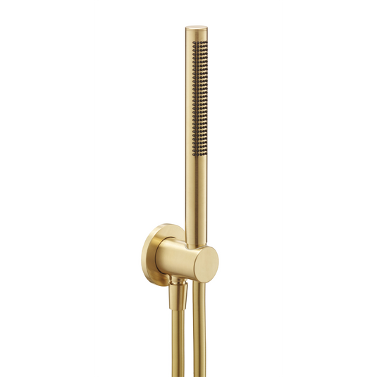 JTP Vos Designer Round Water Outlet Handset - Brushed Brass - 23OUTLET/BBR - Envy Bathrooms Ltd