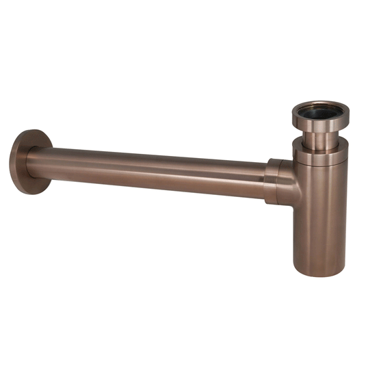 JTP Vos Euro Basin Bottle Trap - Brushed Bronze - Envy Bathrooms Ltd