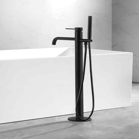 JTP Vos Freestanding Bath Shower Mixer Tap with Shower Kit - Matt Black - Envy Bathrooms Ltd