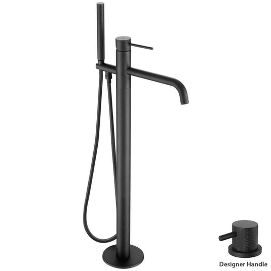 JTP Vos Freestanding Bath Shower Mixer Tap with Shower Kit - Matt Black - Envy Bathrooms Ltd