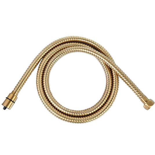 JTP Vos Metal Hose 1.50m - Brushed Brass - Envy Bathrooms Ltd