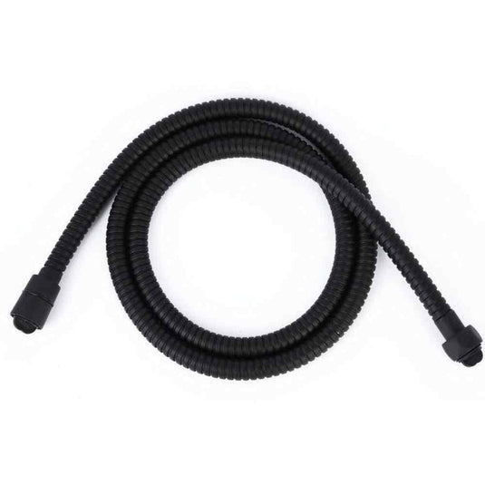 JTP Vos Metal Shower Hose 1.50m- Matt Black - Envy Bathrooms Ltd