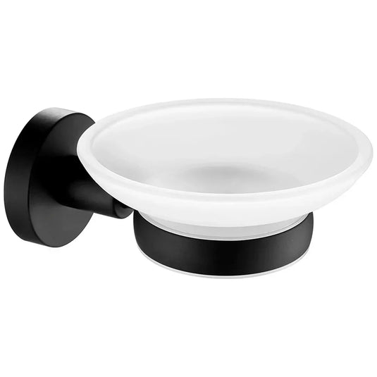 JTP Vos Modern Bathroom Soap Dish - Matt Black - Envy Bathrooms Ltd