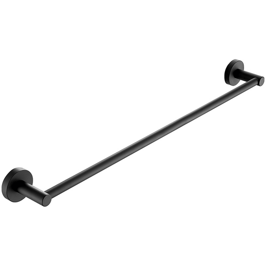 JTP Vos Modern Towel Bar 600mm - Matt Black - Envy Bathrooms Ltd