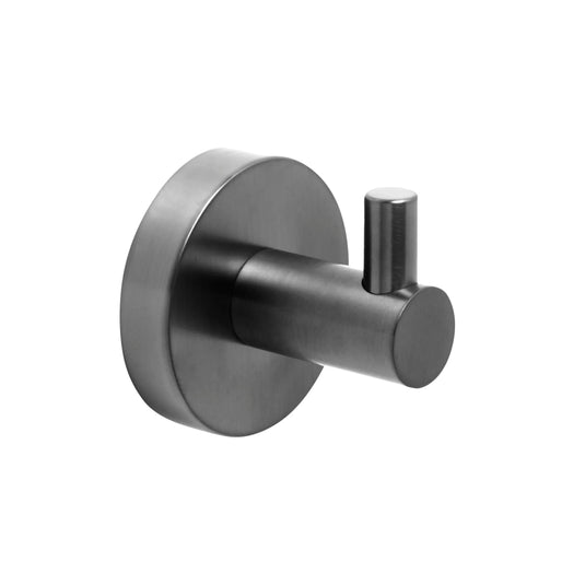 JTP Vos Robe Hook Wall Mounted - Brushed Black - 27161BBL - Envy Bathrooms Ltd