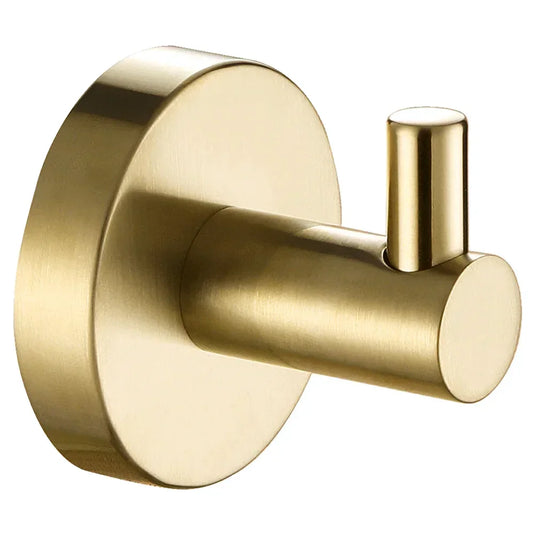 JTP Vos Robe Hook Wall Mounted - Brushed Brass - Envy Bathrooms Ltd