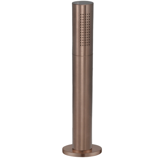 JTP Vos Round Pull Out Shower Handset with Overflow Waste Drainer - Brushed Bronze - Envy Bathrooms Ltd