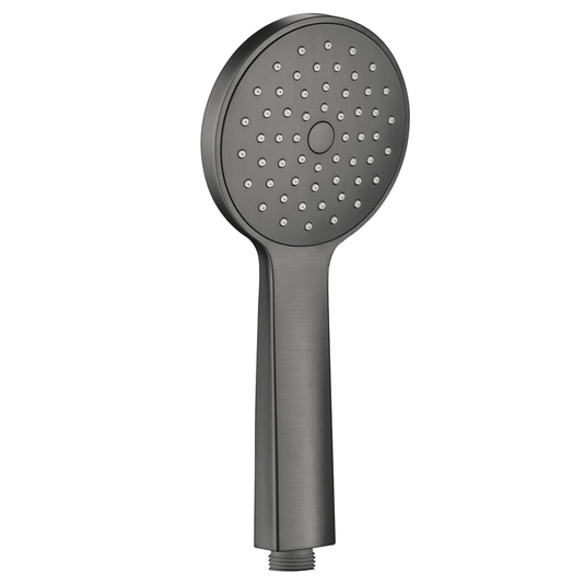 JTP Vos Round Shower Handset - Brushed Black - Envy Bathrooms Ltd