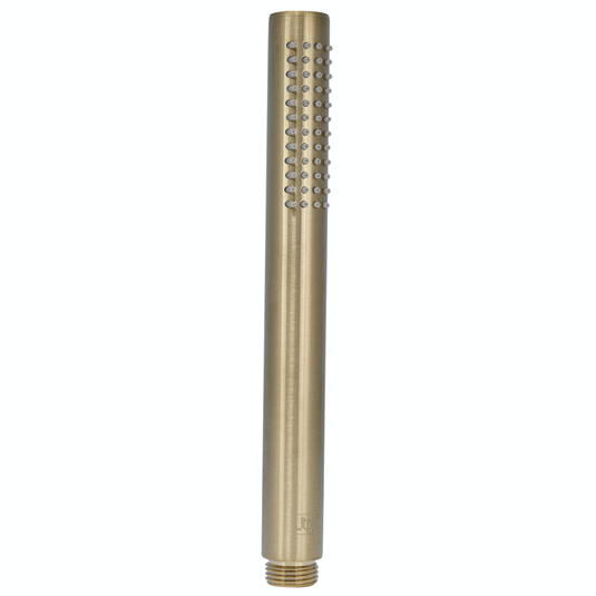 JTP Vos Round Slim Shower Handset - Brushed Brass - Envy Bathrooms Ltd