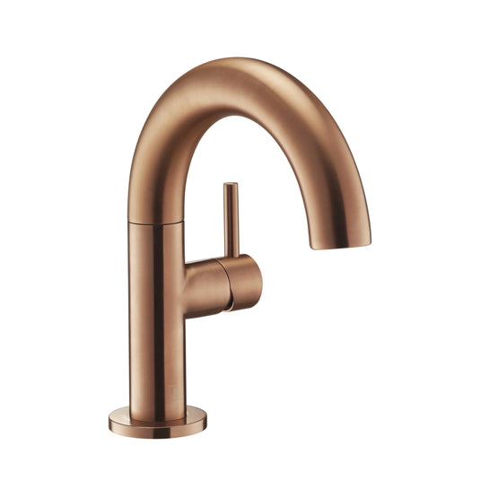 JTP Vos Side Lever Basin Mixer Swivel Spout - Brushed Bronze - 21179BRZ - Envy Bathrooms Ltd