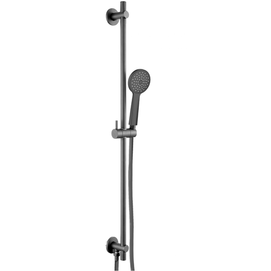 JTP Vos Single Function Slide Rail Kit - Matt Black - Envy Bathrooms Ltd