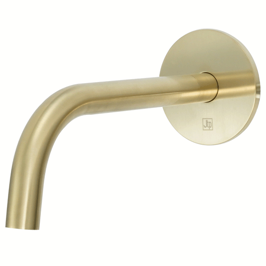 JTP Vos Slim Basin Spout 150mm Long - Brushed Brass - Envy Bathrooms Ltd