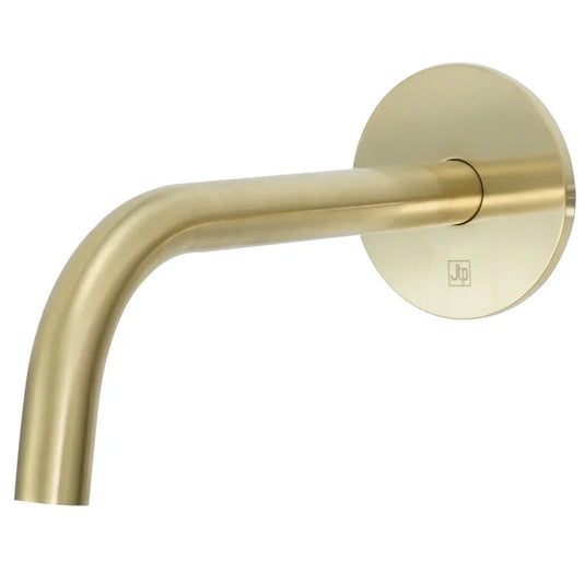 JTP Vos Slim Basin Spout 150mm Long - Brushed Brass - Envy Bathrooms Ltd