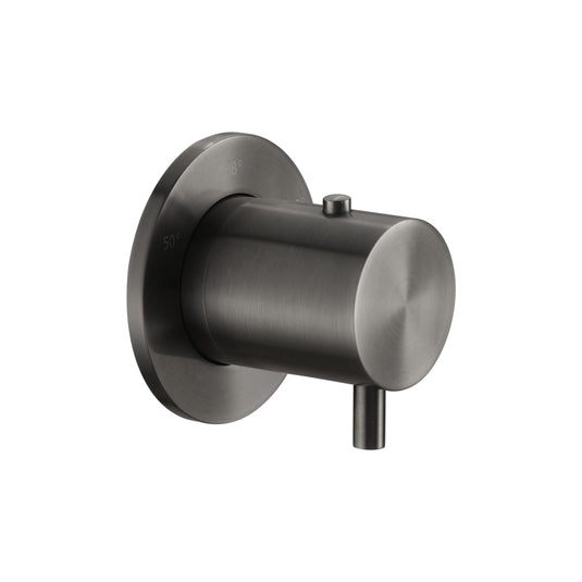 JTP Vos Thermostat For Douche - Brushed Black - 27012BBL - Envy Bathrooms Ltd