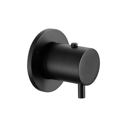 JTP Vos Thermostat For Douche - Matt Black - 28012MB - Envy Bathrooms Ltd