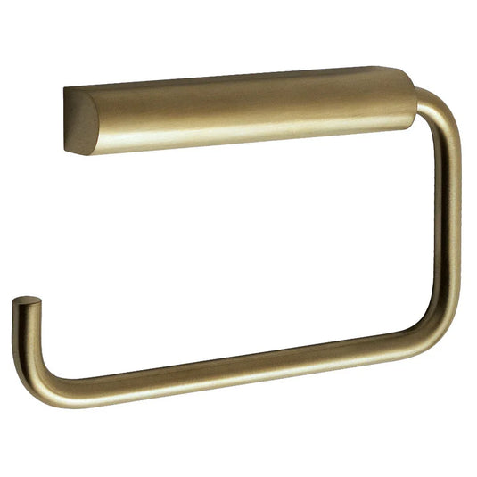 JTP Vos Toilet Roll Holder - Brushed Brass - Envy Bathrooms Ltd