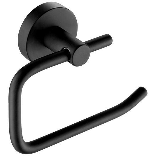 JTP Vos Toilet Roll Holder - Matt Black - Envy Bathrooms Ltd