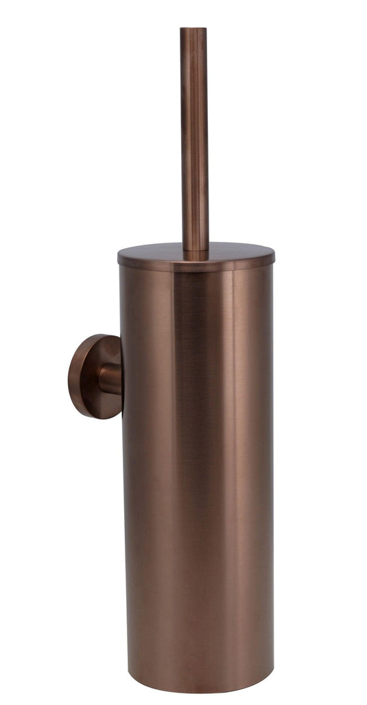 JTP Vos Wall Mounted Toilet Brush Holder - Brushed Bronze - 21268BRZ - Envy Bathrooms Ltd