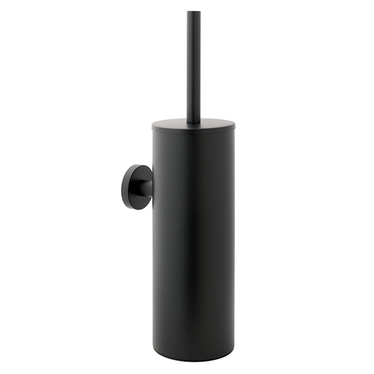 JTP Vos Wall Mounted Toilet Brush Holder - Matt Black - 28268MB