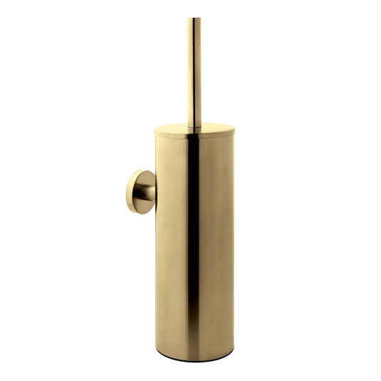JTP Vos Wall Mounted Toilet Brush Holder - Brushed Brass - 23268BBR - Envy Bathrooms Ltd
