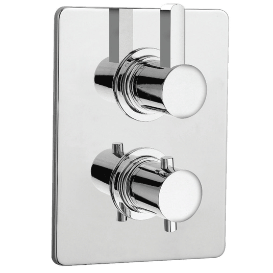 JTP Wings Thermostatic Concealed 1 Outlet Shower Valve - Chrome - Envy Bathrooms Ltd