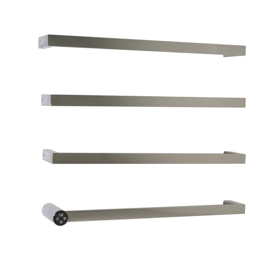 JTP Zyon 486mm Electric Towel Radiator - Chrome - ZY600ECH - Envy Bathrooms Ltd