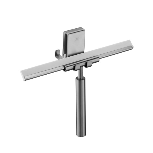 JTS Vos Squeegee With Double Sided Hook -Brushed Black - SQUBBL - Envy Bathrooms Ltd